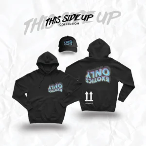 This Side Up Collection – Exotics Only Hoodie (Black)
